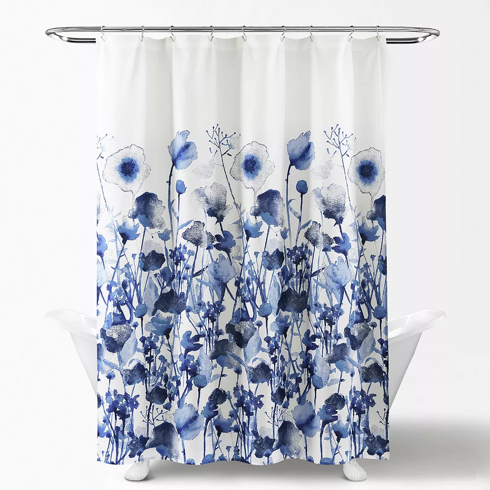 Lush Décor Lush Decor Zuri Flora Shower Curtain 5 Lush Décor Lush Decor Zuri Flora Shower Curtain - Image 3