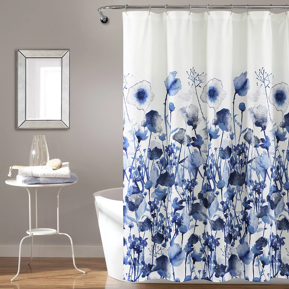 Lush Décor Lush Decor Zuri Flora Shower Curtain 3 Lush Décor Lush Decor Zuri Flora Shower Curtain