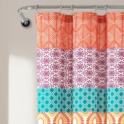 Lush Décor Lush Decor Bohemian Stripe Shower Curtain 11 Lush Décor Lush Decor Bohemian Stripe Shower Curtain -Camden Isle Sales Shop 4150117 ALT2