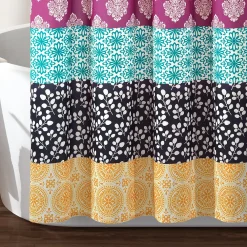 Lush Décor Lush Decor Bohemian Stripe Shower Curtain 12 Lush Décor Lush Decor Bohemian Stripe Shower Curtain -Camden Isle Sales Shop 4150117 ALT3