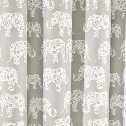 Lush Décor Lush Decor Elephant Parade Shower Curtain -Camden Isle Sales Shop 4150472 ALT6
