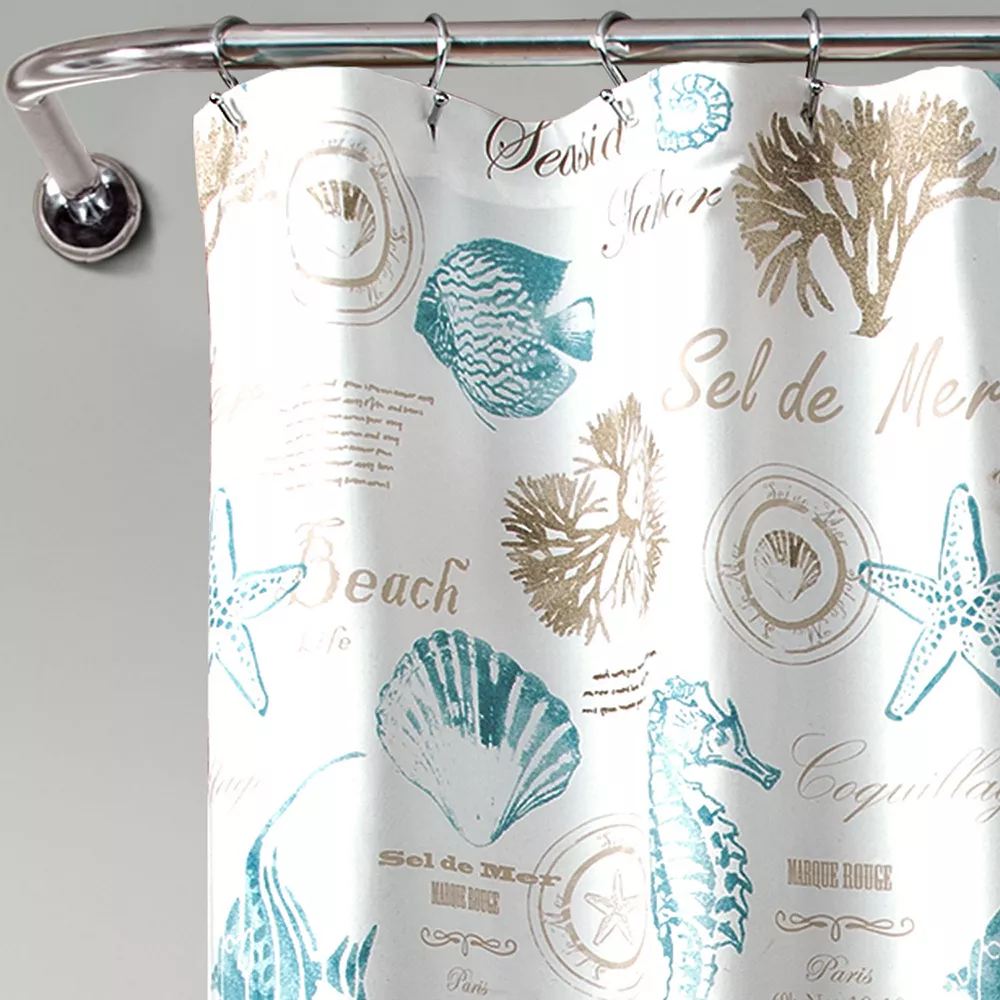 Lush Décor Lush Decor Harbor Life Shower Curtain 4 Lush Décor Lush Decor Harbor Life Shower Curtain - Image 2