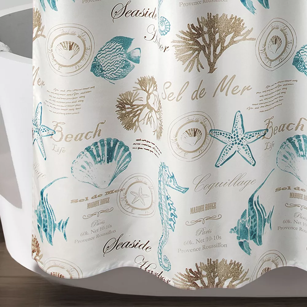 Lush Décor Lush Decor Harbor Life Shower Curtain 6 Lush Décor Lush Decor Harbor Life Shower Curtain - Image 4
