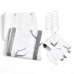 Lush Décor Lush Decor 16-piece Bird On The Tree Double Swag Shower Curtain Set -Camden Isle Sales Shop 4157131 ALT5