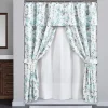 Lush Décor Lush Decor 16-piece Weeping Flora Double Swag Shower Curtain Ser -Camden Isle Sales Shop 4157224