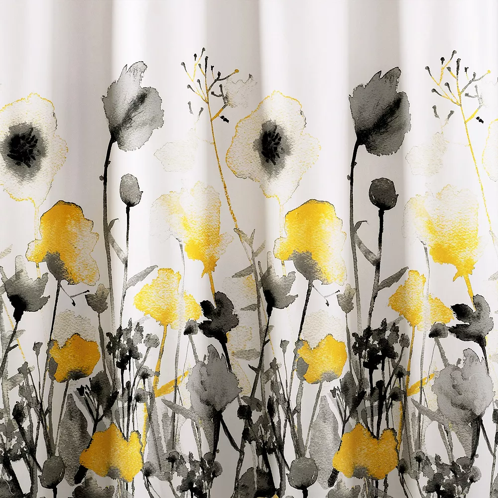 Lush Décor Lush Decor Zuri Flora Shower Curtain 6 Lush Décor Lush Decor Zuri Flora Shower Curtain - Image 4