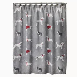 Vern Yip By SKL Home Fa La La Dogs Shower Curtain -Camden Isle Sales Shop 4164149 ALT2