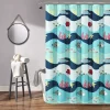 Lush Décor Lush Decor Sea Life Shower Curtain -Camden Isle Sales Shop 4227065
