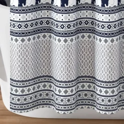 Lush Décor Lush Decor Elephant Stripe Shower Curtain -Camden Isle Sales Shop 4273760 ALT2