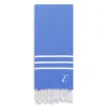 Linum Home Textiles Turkish Cotton Alara Personalized Pestemal Beach Towel -Camden Isle Sales Shop 4376590 E