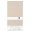 Linum Home Textiles Turkish Cotton Diamond Personalized Pestemal Beach Towel -Camden Isle Sales Shop 4379678 R