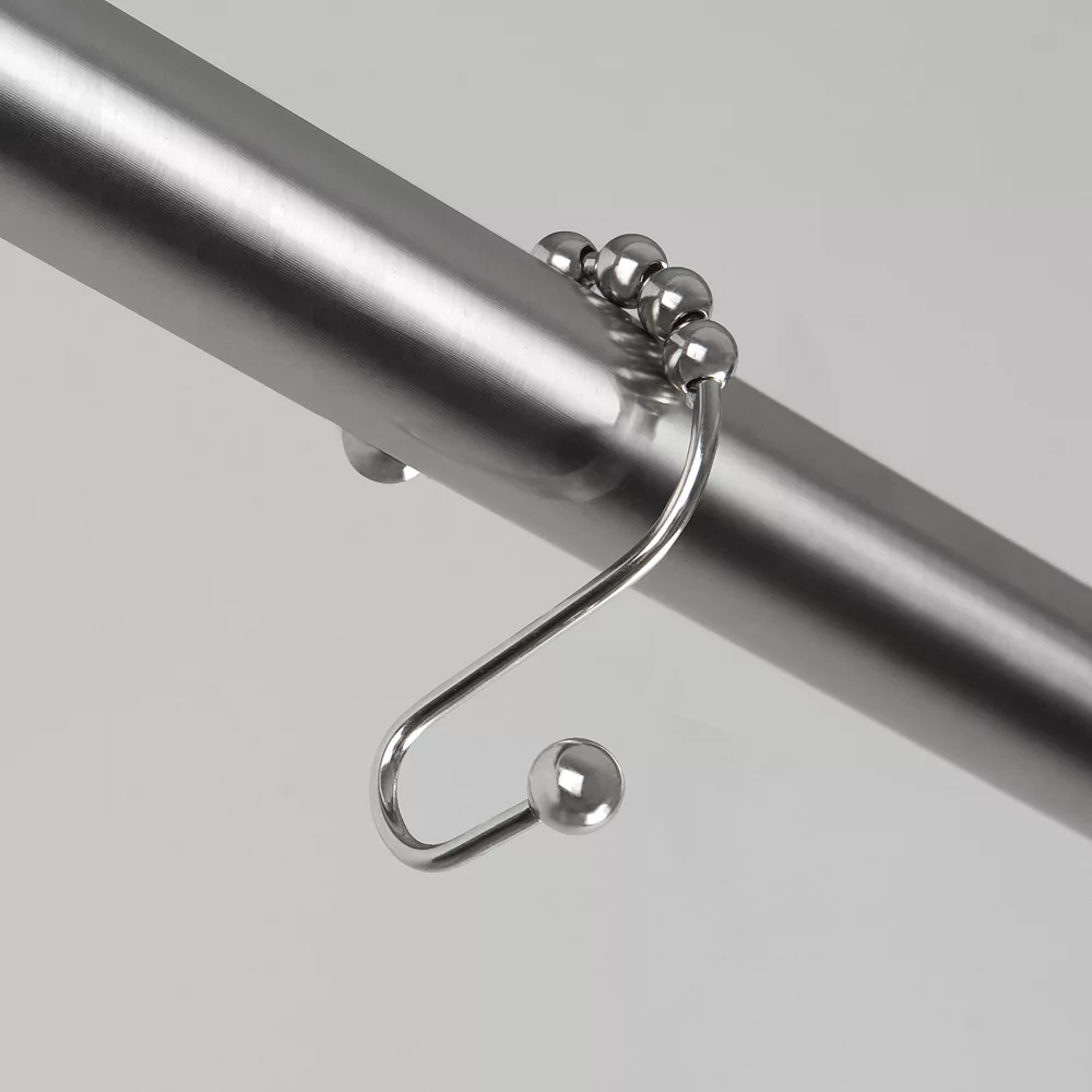 Sonoma Goods For Life® Rustproof Stainless Steel S Roller Glide Shower Curtain Hooks 4 Sonoma Goods For Life® Rustproof Stainless Steel S Roller Glide Shower Curtain Hooks - Image 2