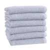 Great Bay Home Acacia Popcorn 6-Pack Cotton Hand Towel -Camden Isle Sales Shop 4436809 Periwinkle