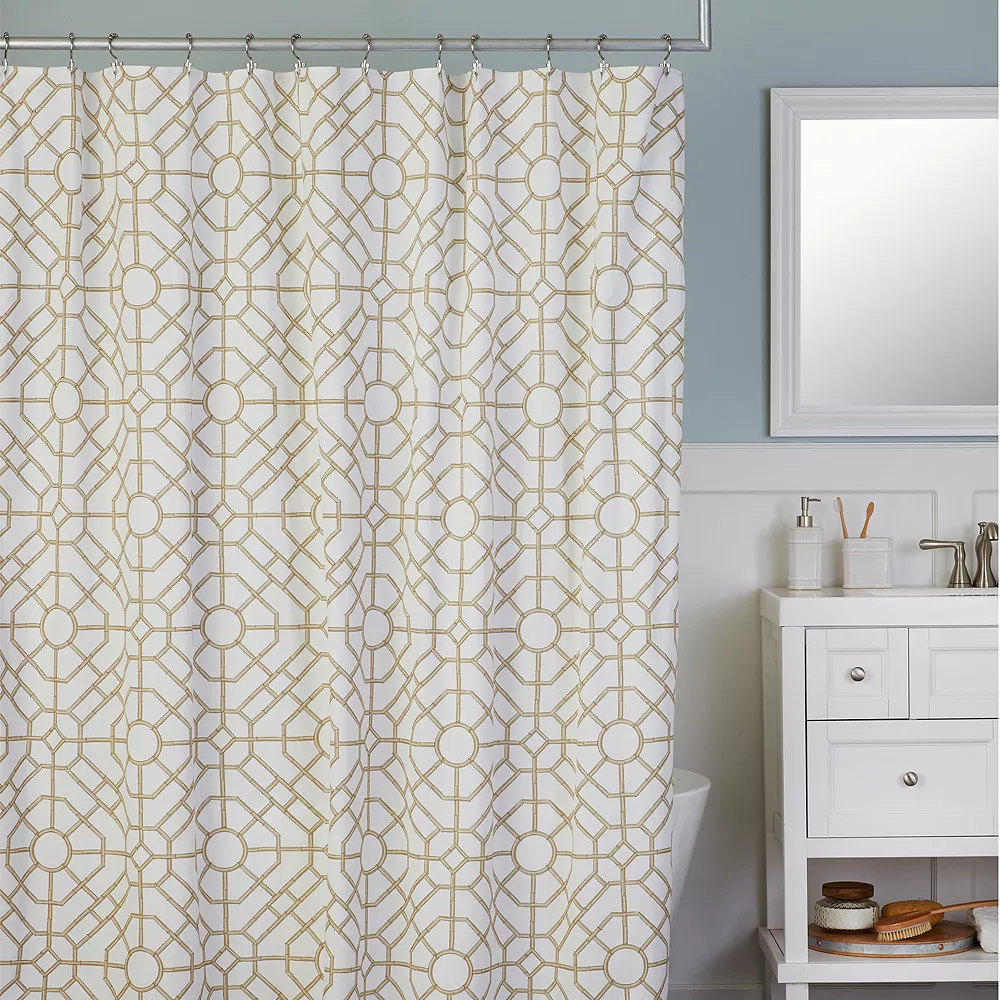 Vern Yip By SKL Home Lattice Shower Curtain 4 Vern Yip By SKL Home Lattice Shower Curtain - Image 2