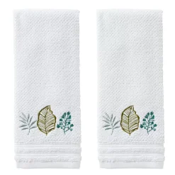 SKL Home Sprouted Palm 2-piece Hand Towel Set