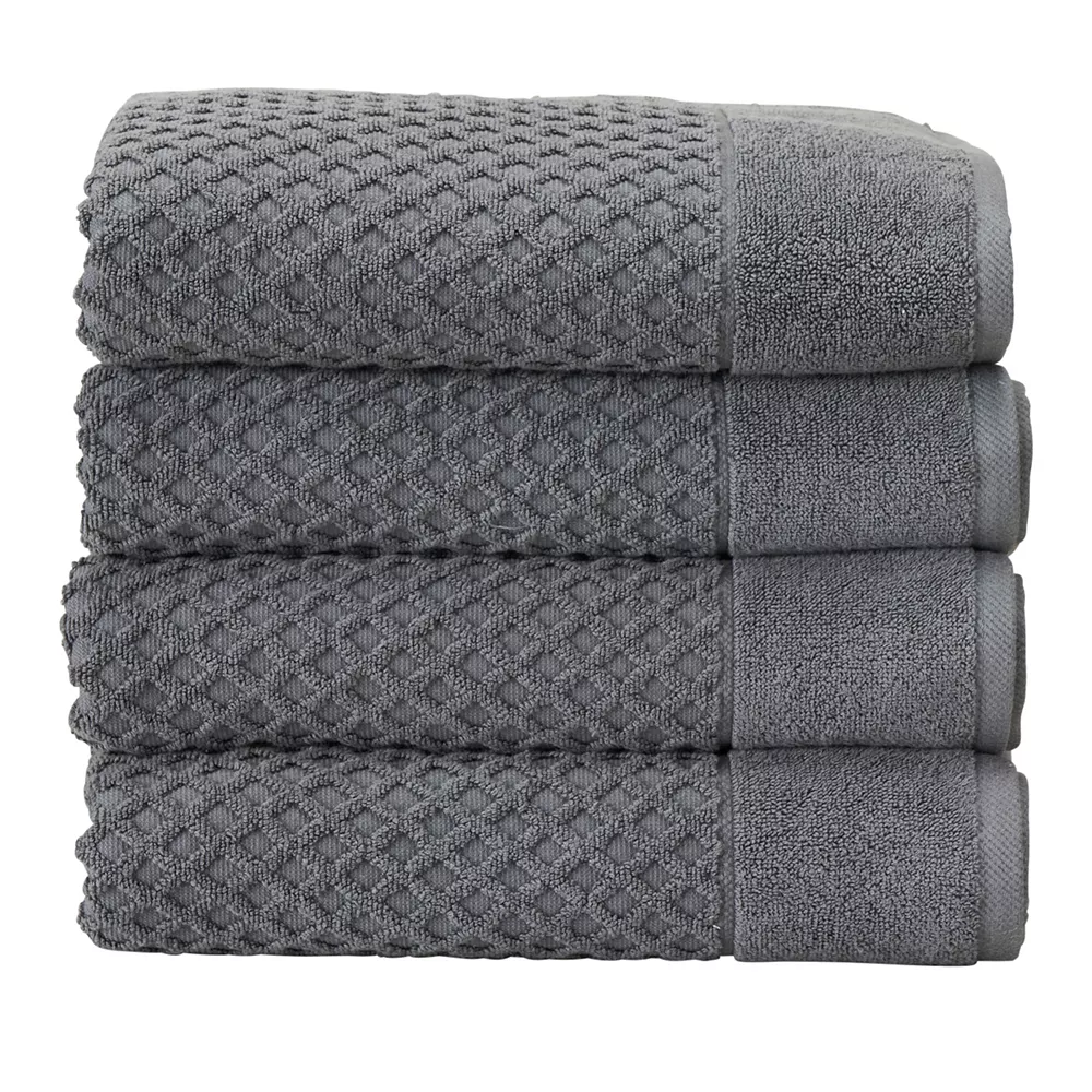 Great Bay Home 4-pack Grayson Bath Towel Set 3 Great Bay Home 4-pack Grayson Bath Towel Set