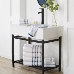 Great Bay Home 4-pack Roselyn Floral Jacquard Hand Towel Set -Camden Isle Sales Shop 4440425 ALT2