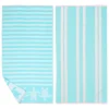 Great Bay Home 2-pack Nautical Jacquard Beach Towels 2 Great Bay Home 2-pack Nautical Jacquard Beach Towels -Camden Isle Sales Shop 4441534 Turtle Seafoam Stripe