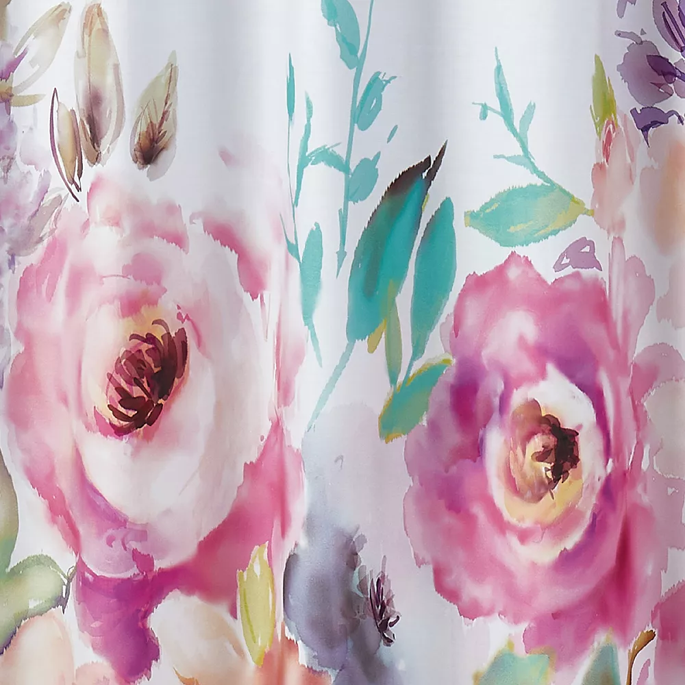 Christian Siriano New York® Spring Floral Shower Curtain 4 Christian Siriano New York® Spring Floral Shower Curtain - Image 2