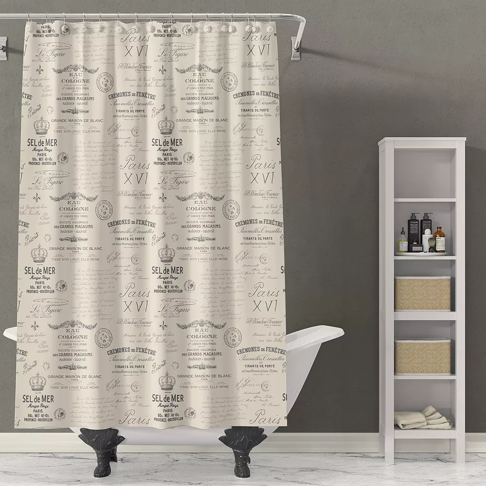 Levtex Home Histoire Shower Curtain 5 Levtex Home Histoire Shower Curtain - Image 3