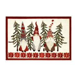 Avanti Christmas Gnomes Bath Rug