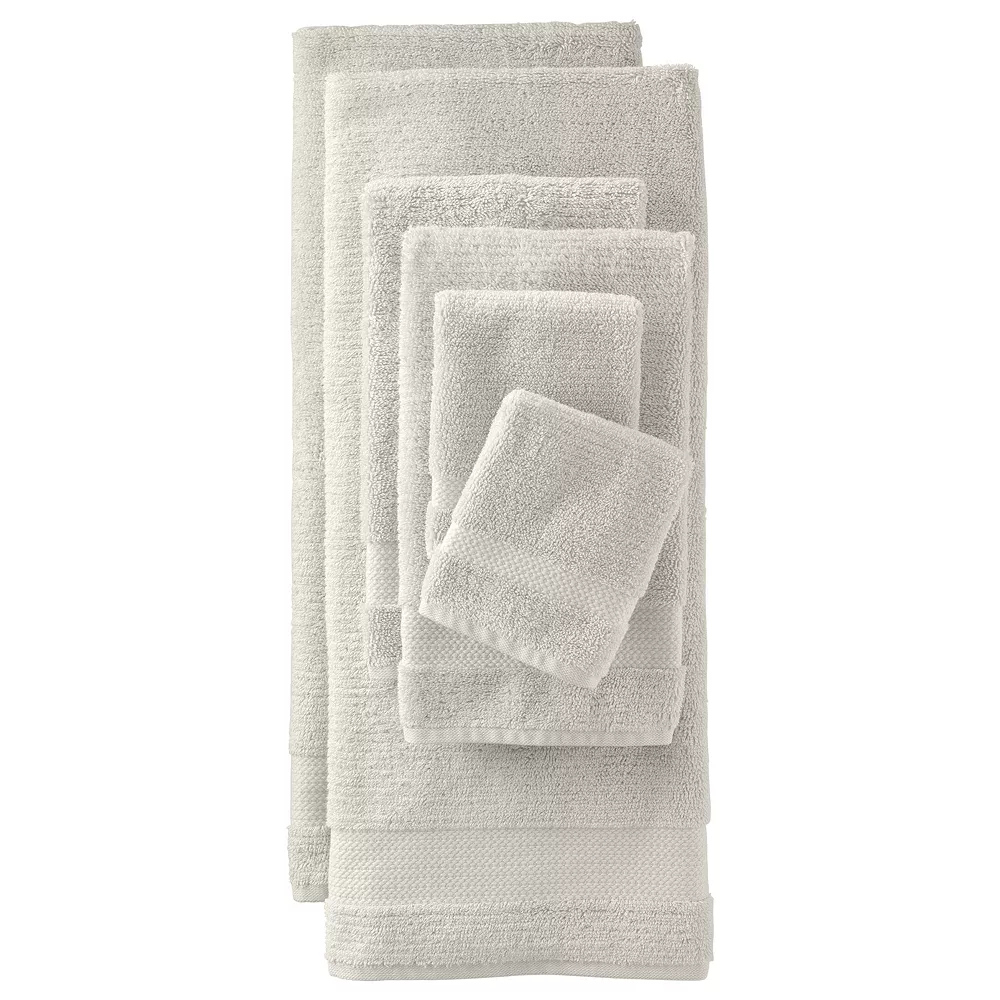 Lands' End Organic Cotton Towel 6-piece Set 3 Lands' End Organic Cotton Towel 6-piece Set