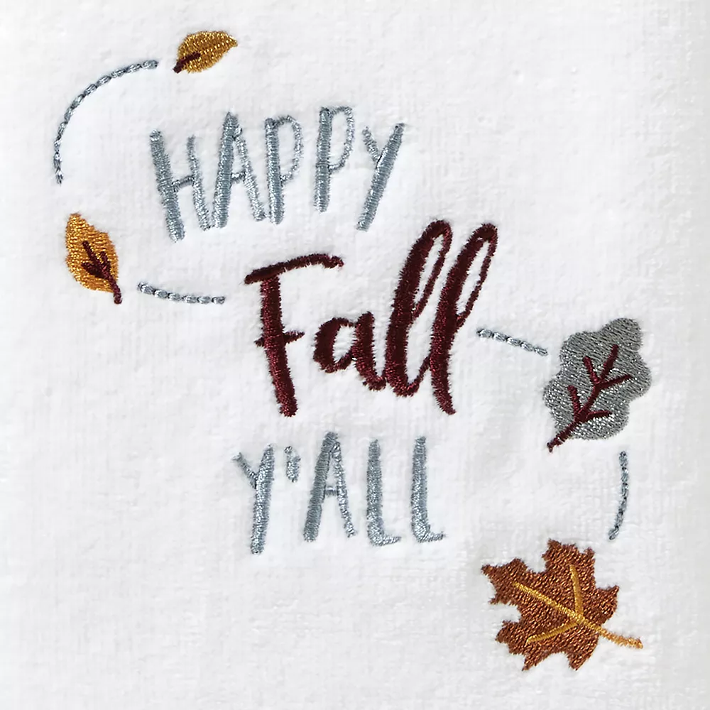 SKL Home 2-pack Happy Fall Y'all Hand Towel 6 SKL Home 2-pack Happy Fall Y'all Hand Towel - Image 4