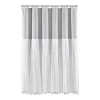 Lush Décor Lush Decor Tulle Skirt Colorblock Shower Curtain