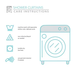 Lush Décor Lush Decor Dolores Shower Curtain 9 Lush Décor Lush Decor Dolores Shower Curtain -Camden Isle Sales Shop 4850303 ALT5