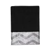 Avanti Chevron Galaxy Hand Towel -Camden Isle Sales Shop 4863527 Black