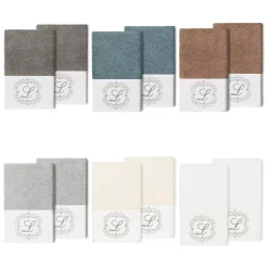 Linum Home Textiles Turkish Cotton Monica 2-piece Embellished Hand Towel Set 7 Linum Home Textiles Turkish Cotton Monica 2-piece Embellished Hand Towel Set -Camden Isle Sales Shop 4974034 ALT2