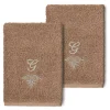 Linum Home Textiles Turkish Cotton Monica 2-piece Embellished Washcloth Set
