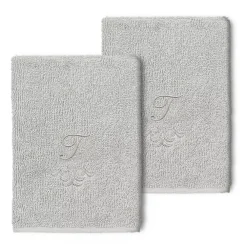 Linum Home Textiles Turkish Cotton Monica 2-piece Embellished Washcloth Set