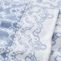 Modern Threads 6-Piece Yarn Dyed Jacquard/Solid Bath Towel Set -Camden Isle Sales Shop 4987130 ALT2