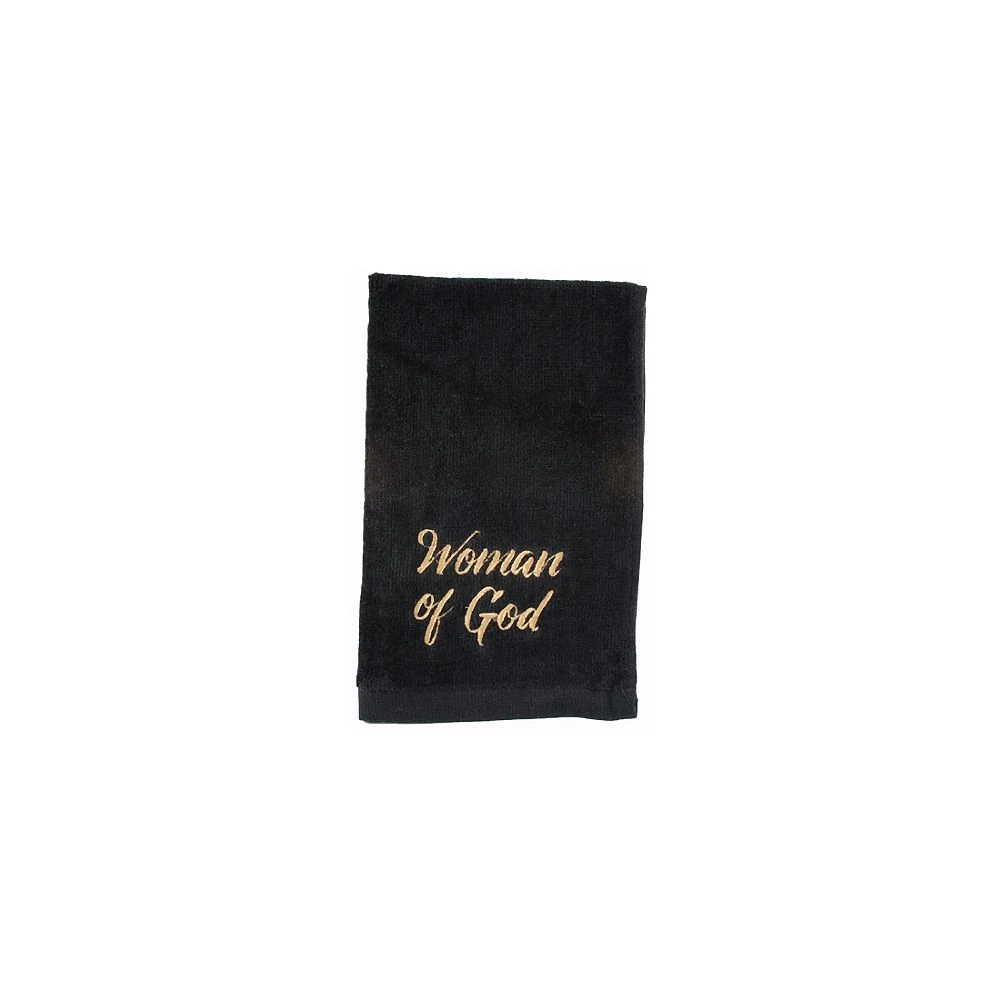 Swanson Christian Supply 163125 Towel Pastor - Woman Of God, Black With Gold 3 Swanson Christian Supply 163125 Towel Pastor - Woman Of God, Black With Gold