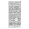 Linum Home Textiles Turkish Cotton Sea Breeze Horoscope Aquarius Pestemal Beach Towel -Camden Isle Sales Shop 5166309 Gray Aquarius