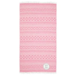 Linum Home Textiles Turkish Cotton Sea Breeze Horoscope Gemini Pestemal Beach Towel -Camden Isle Sales Shop 5166354 ALT3