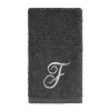 Avanti Premier Silver Script Monogram Fingertip Towel -Camden Isle Sales Shop 5168974 F