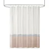 Madison Park Jojo Cotton Clipped Jacquard Shower Curtain -Camden Isle Sales Shop 5170269 Blush