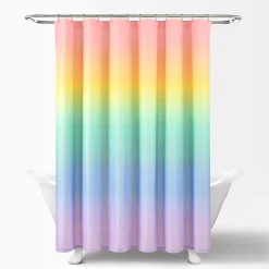 Lush Décor Lush Decor Rainbow Ombre Shower Curtain