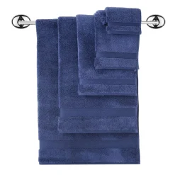 Towels Beyond Set Of Six Premium Becci Classic Turkish Towels, 2 Of Each, 30x54 Bath, 16x27 Hand, 12x12 Washcloth -Camden Isle Sales Shop 5487952 BLUE ALT2