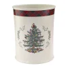 Spode Christmas Tree Tartan Wastebasket