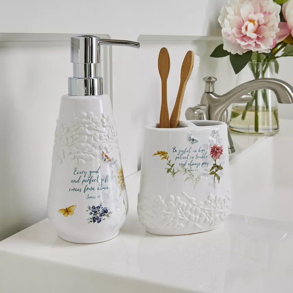 SKL Home Inspirational Meadow Toothbrush Holder 4 SKL Home Inspirational Meadow Toothbrush Holder - Image 2