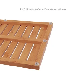 Hastings Home Bamboo Non-Slip Open Slatted Bathmat -Camden Isle Sales Shop 5555169 ALT4