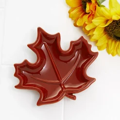 SKL Home Shaped Leaf Stoneware Tray -Camden Isle Sales Shop 5562706 ALT2