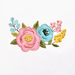 Linum Home Textiles Primavera Embroidered Luxury Turkish Cotton Hand Towel -Camden Isle Sales Shop 5564415 ALT2