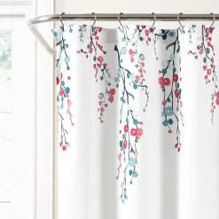 Lush Décor Lush Decor Mirabelle Watercolor Floral Shower Curtain -Camden Isle Sales Shop 5593444 ALT3