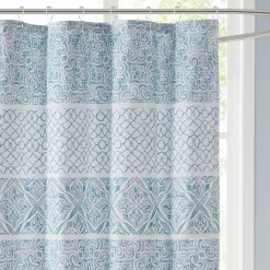 Madison Park Bree Seersucker Printed Shower Curtain -Camden Isle Sales Shop 5594361 ALT2