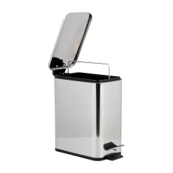 Simplify Slim Rectangular 5 Liter Pedal Trash Bin With Soft Close Lid -Camden Isle Sales Shop 5737363 ALT2