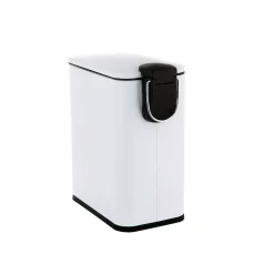 Simplify Slim Rectangular 5 Liter Pedal Trash Bin With Soft Close Lid -Camden Isle Sales Shop 5737363 ALT4